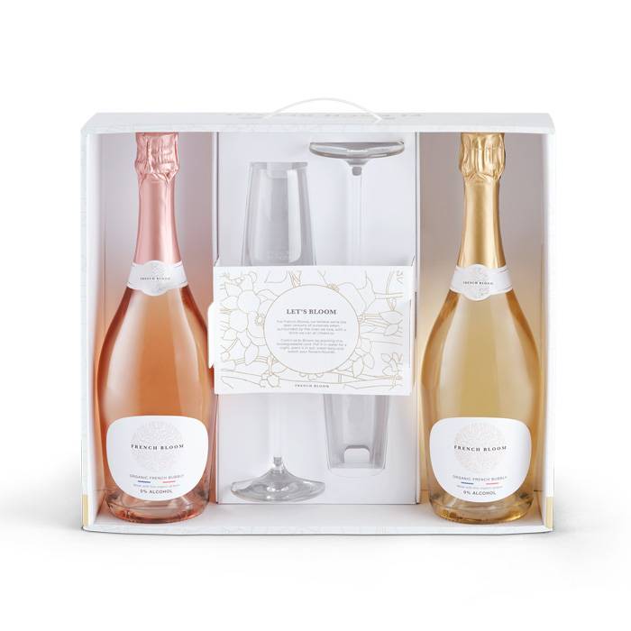 Подаръчен комплект безалкохолно вино French Bloom Discovery box от BNKWines.bg