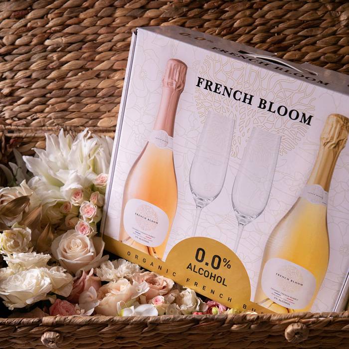 Подаръчен комплект безалкохолно вино French Bloom Discovery box от BNKWines.bg