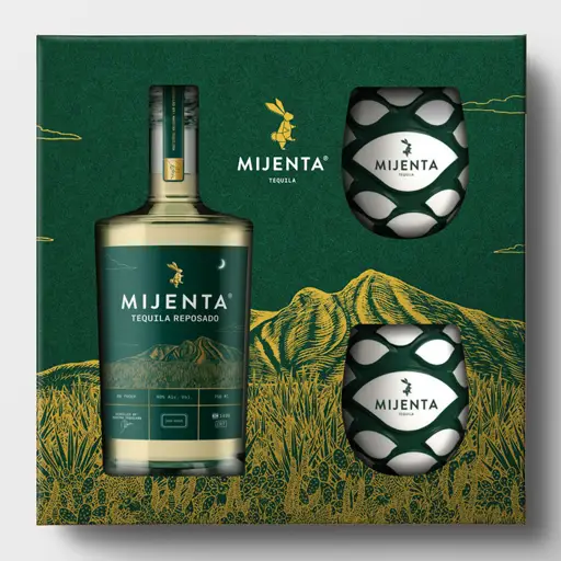 Mijenta Reposado - Box with glasses - 700мл от BNKWines.bg