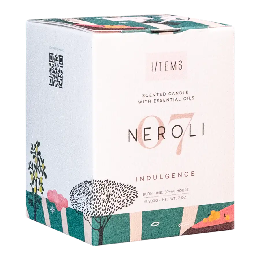 NEROLI “Indulgence” aromatic candle with vegetable wax and essential oils от BNKWines.bg